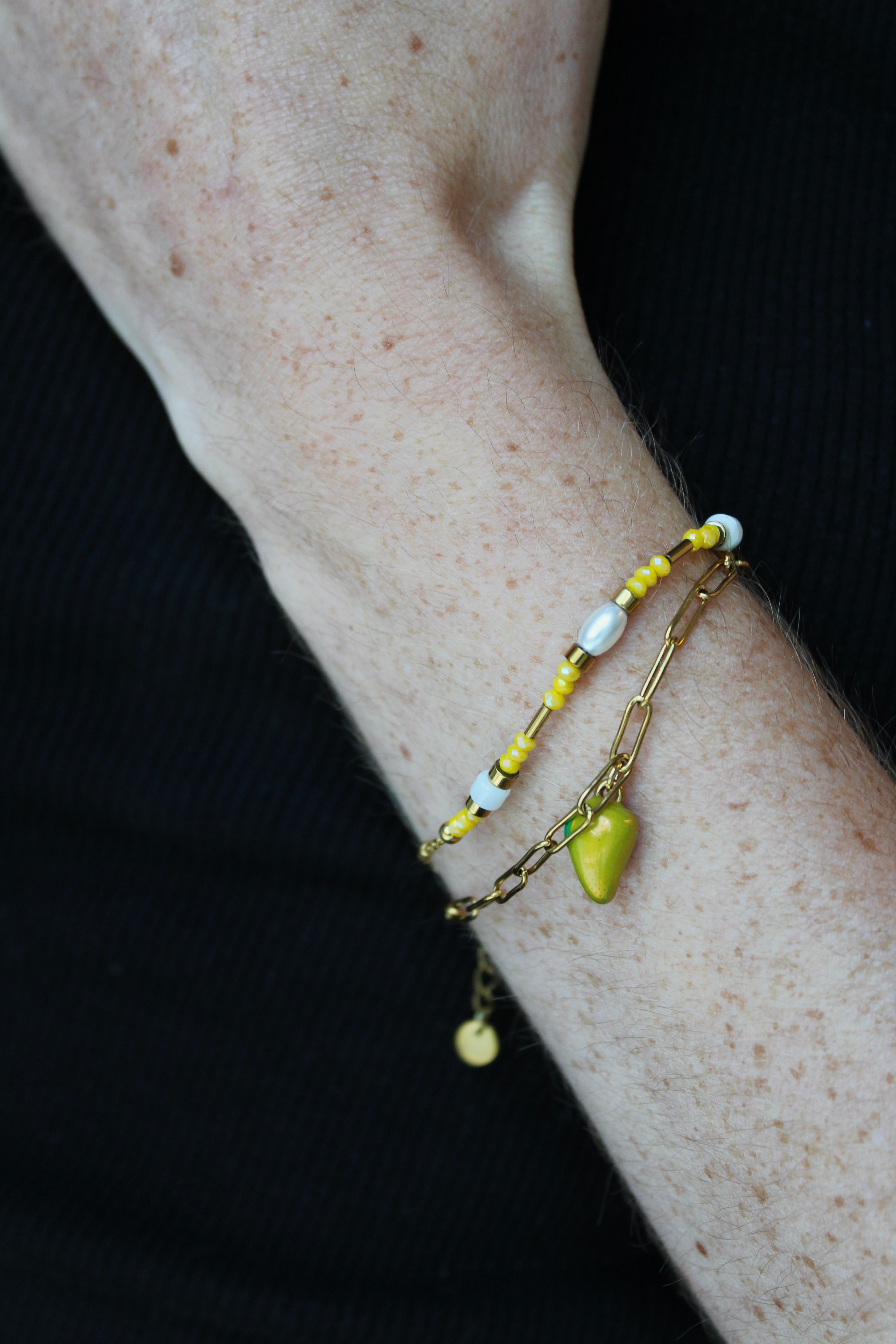 Fruity Lemon - Bracciale - Acciaio inossidabile