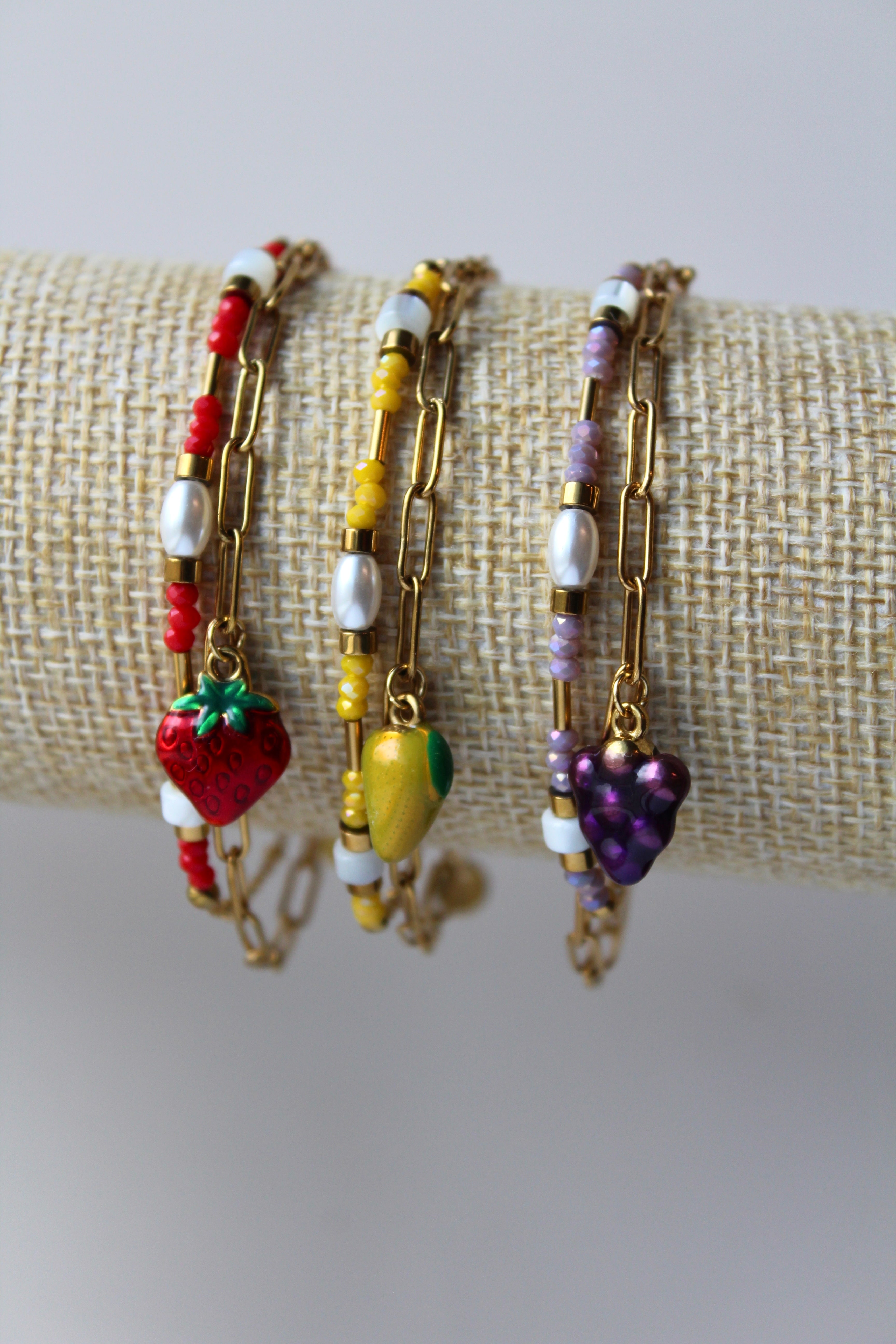 Fruity Grape - Bracelet - Stainless Steel