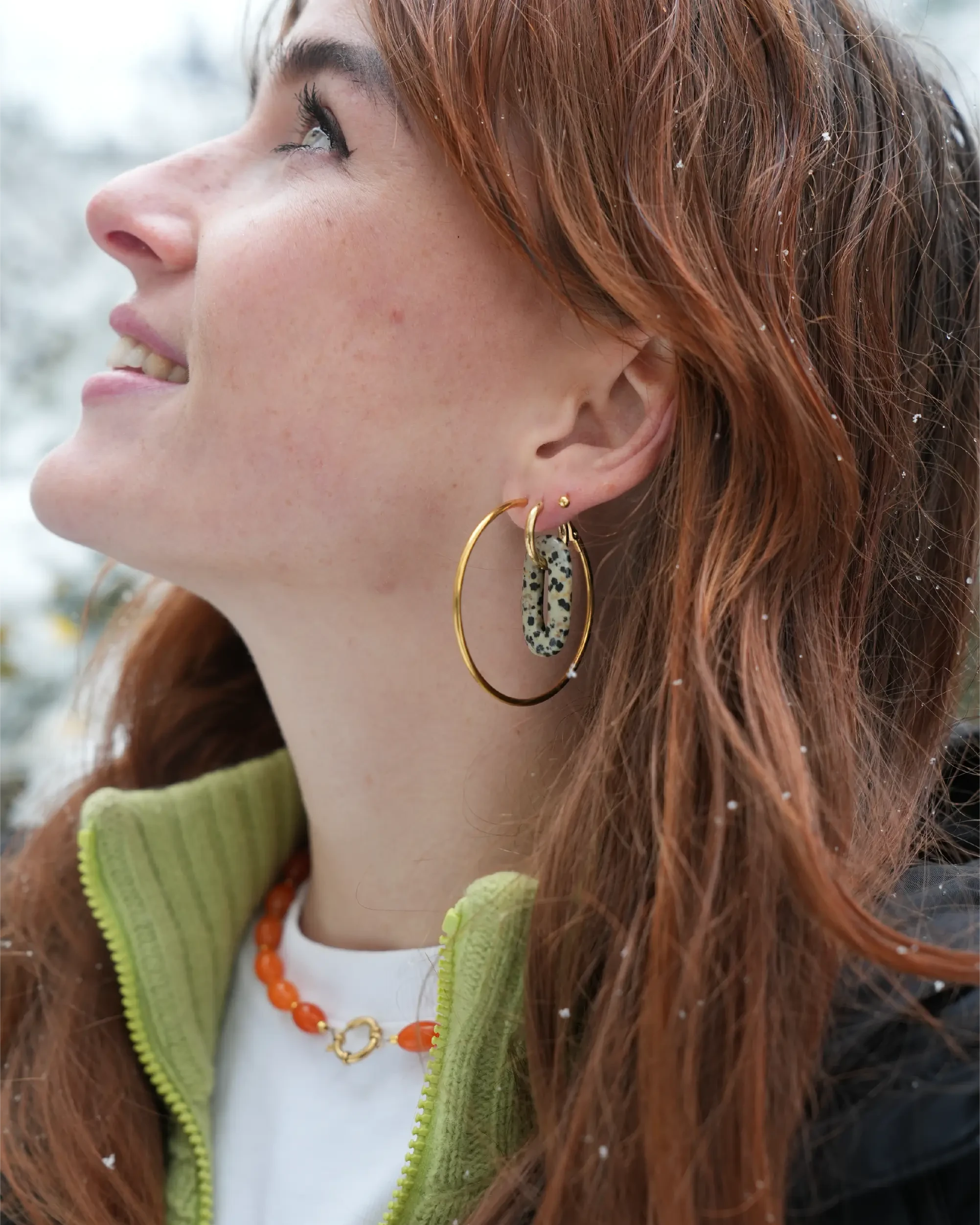 Sierra - Orecchini - Pietra naturale - Acciaio inossidabile