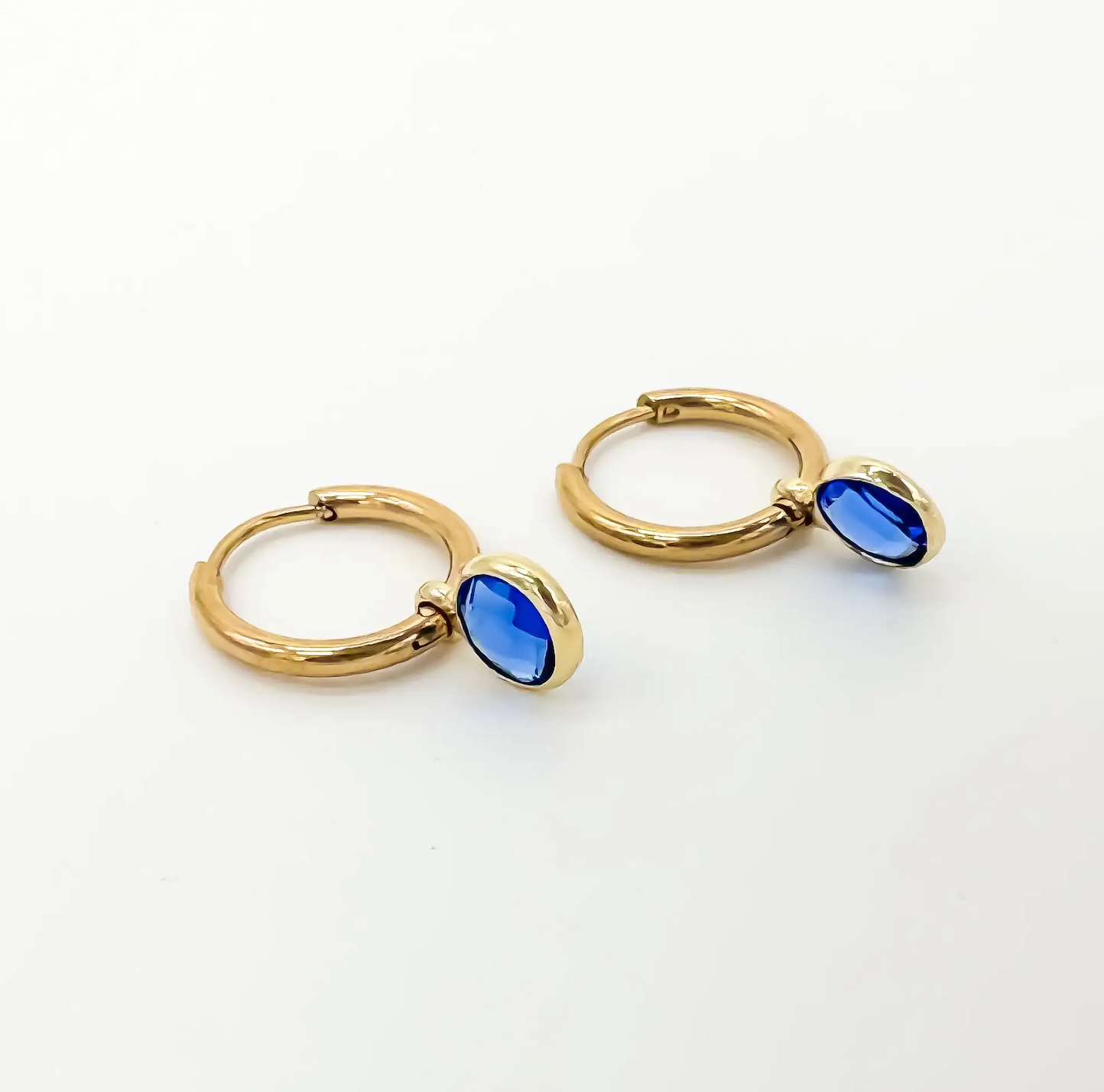 Round Nina - earrings - Stainless Steel