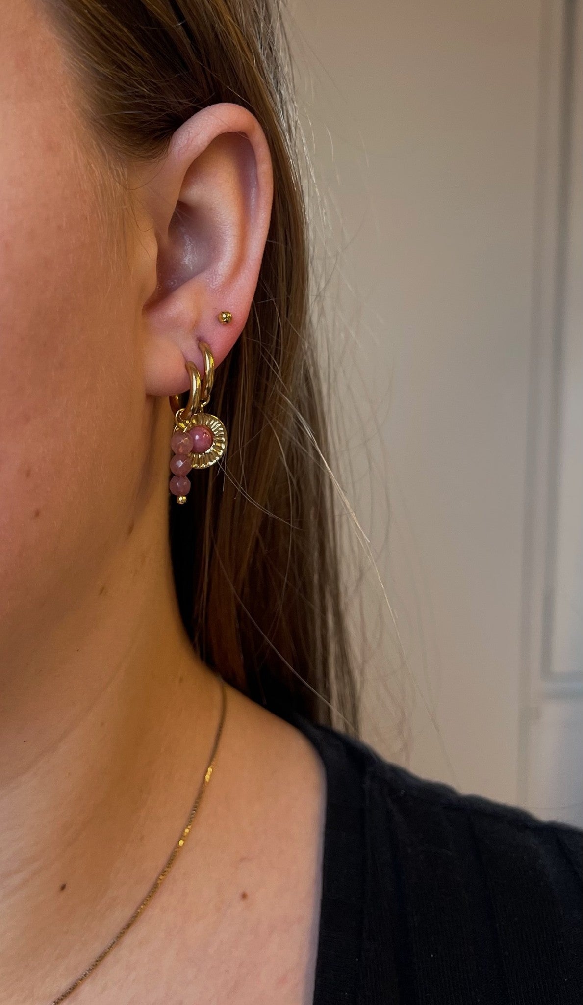 Risultati Dell'orecchino A Cerchio In Zirconi Cubici In Micro Zirconi Di Ottone All'ingrosso - Foto 9