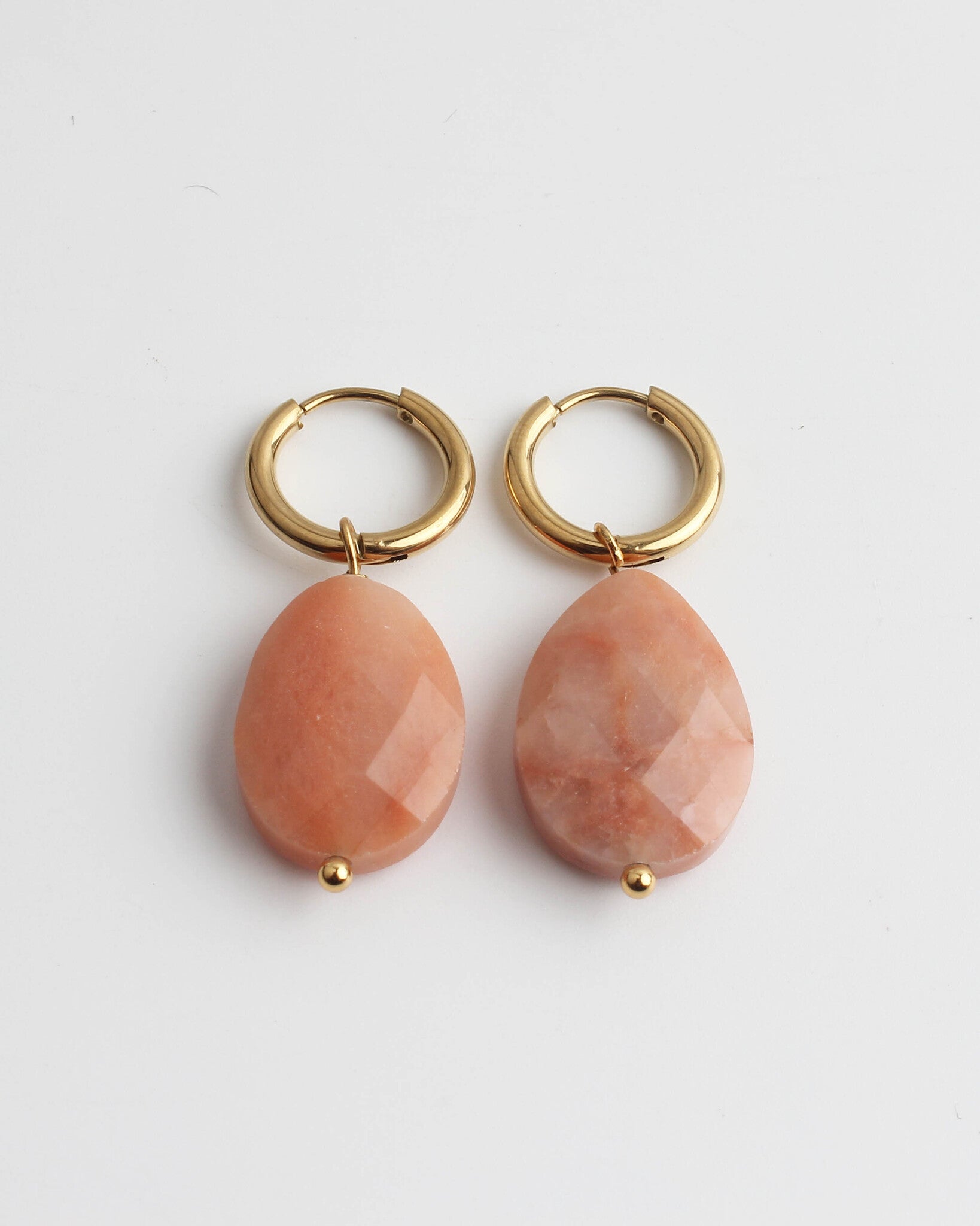 Lieze - Earrings - Natural Stone - Stainless Steel