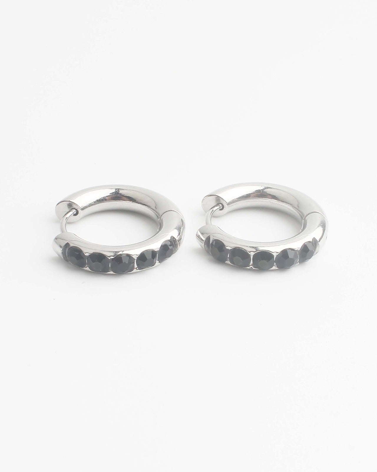 Big Strass Stone - Earrings - Stainless Steel