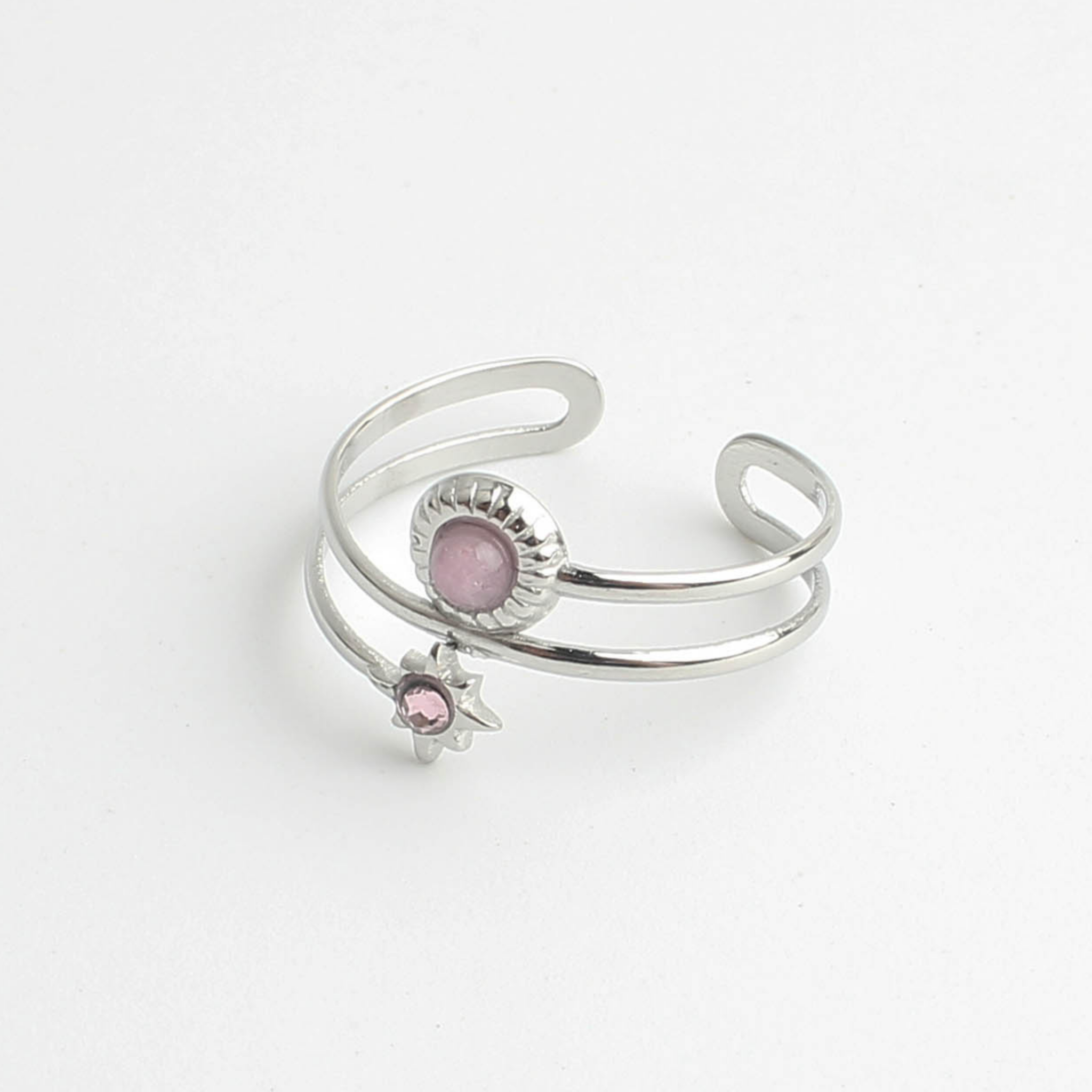Candace - Ring - Stainless Steel - Adjustable