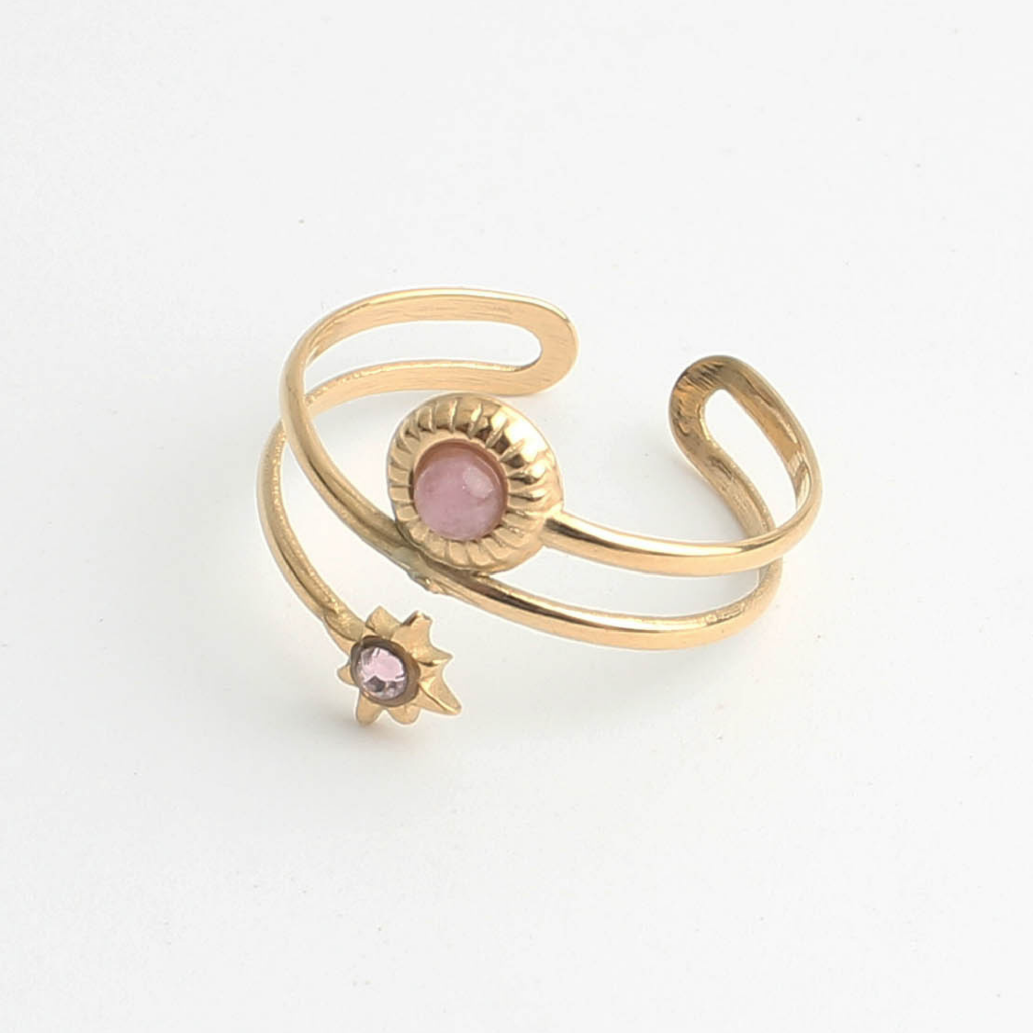 Candace - Ring - Stainless Steel - Adjustable