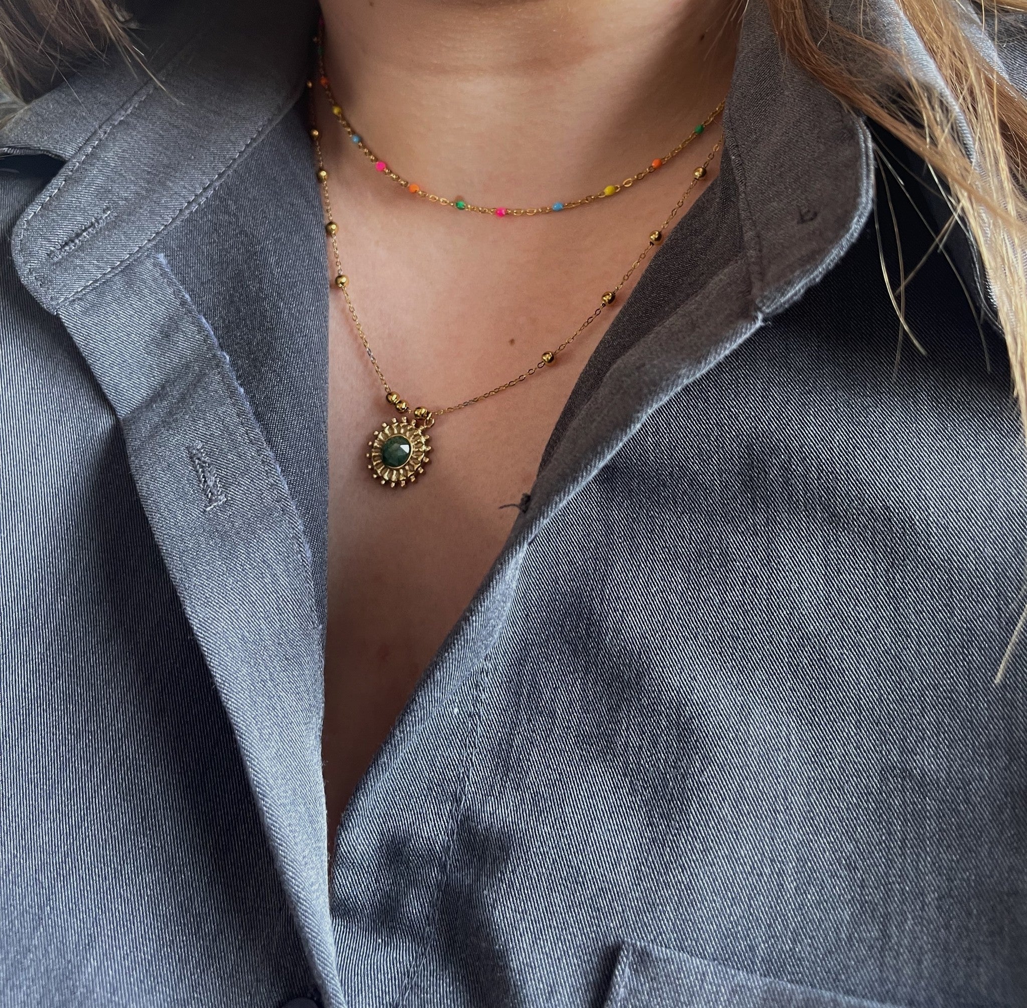 Jasmine - Necklace - Stainless Steel