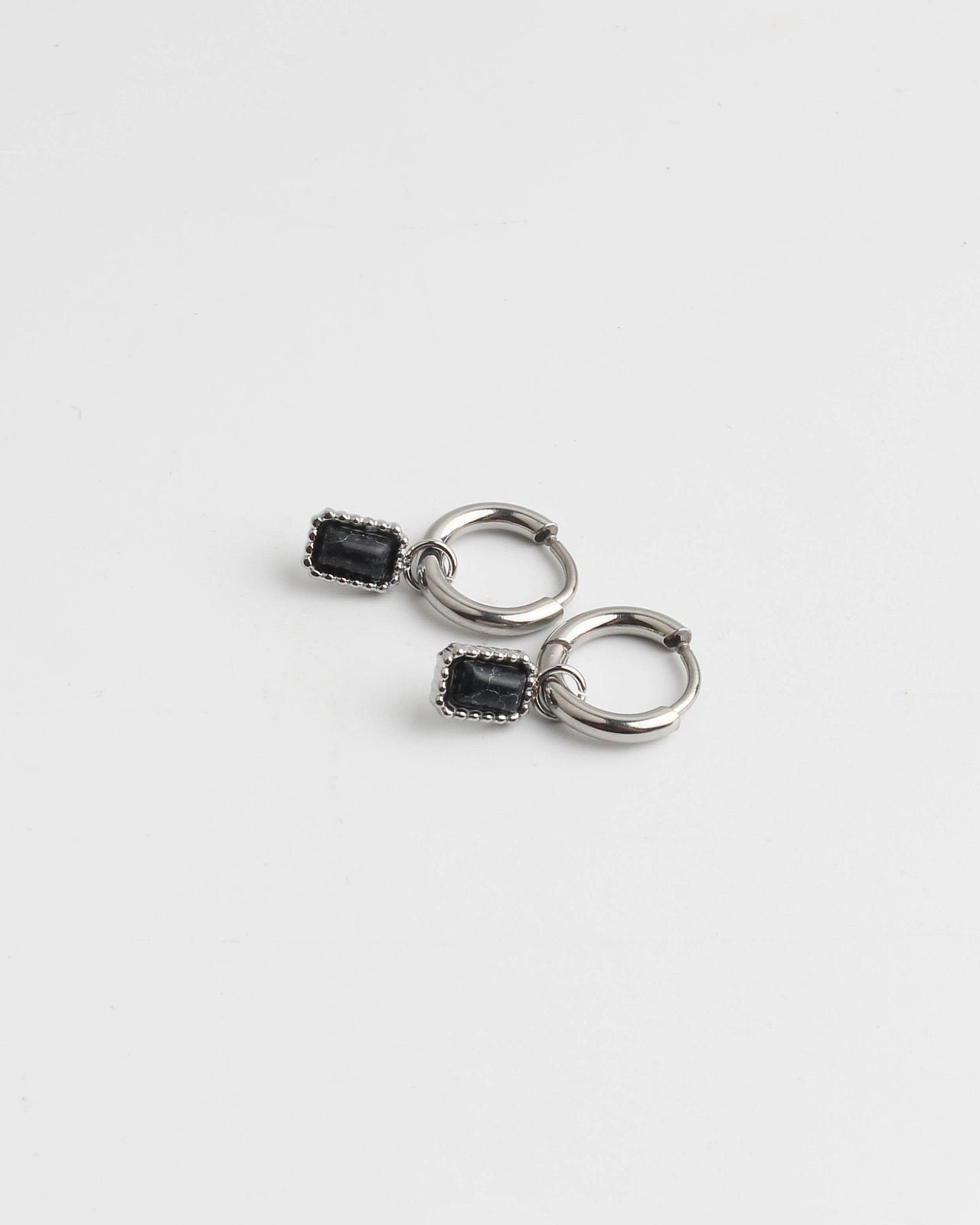 Karma - Earrings - Natural Stone - Stainless Steel