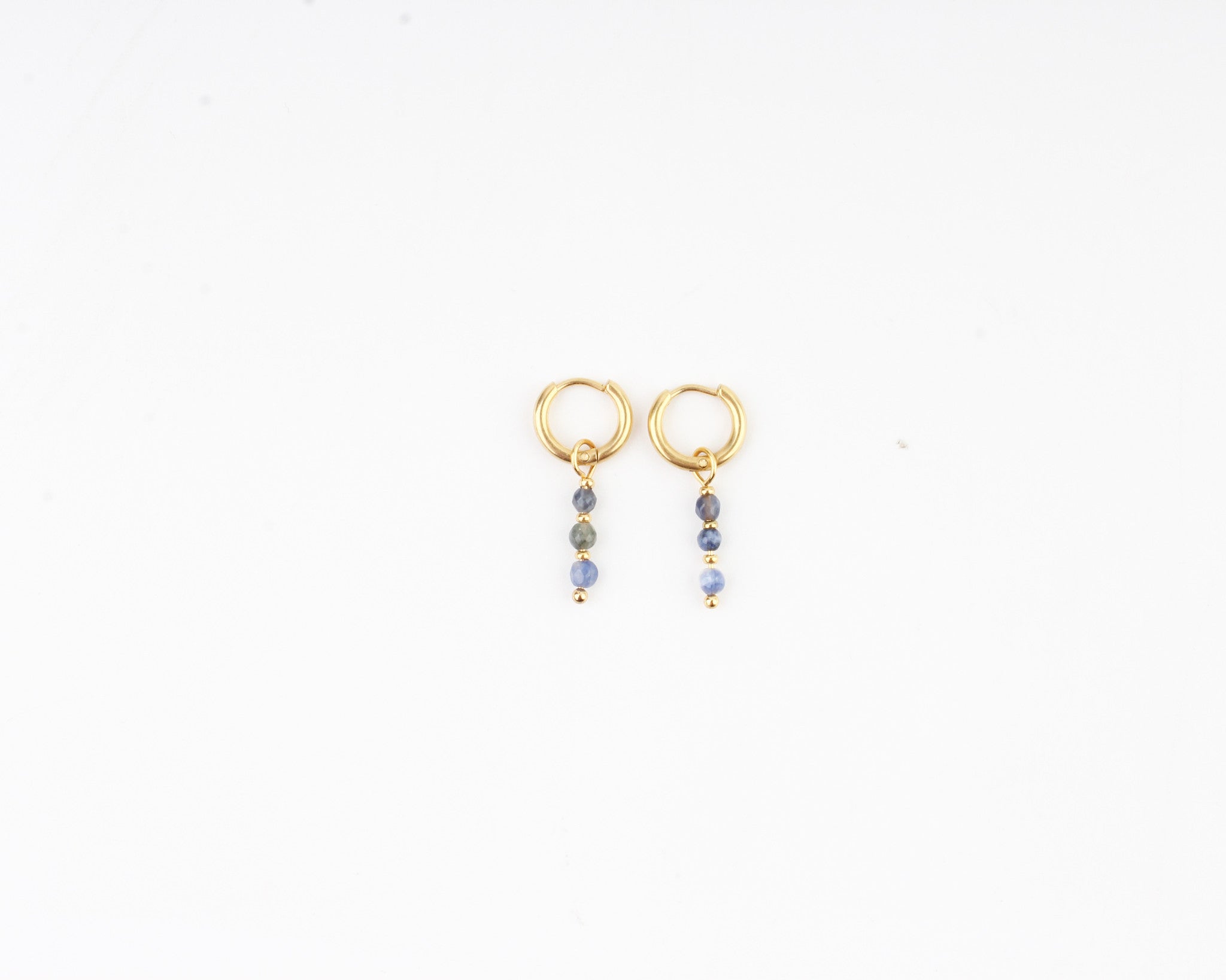 Mon Cheri - Earrings - Natural Stone - Stainless Steel