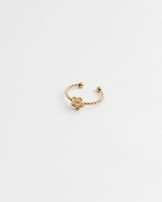 Daisy Twist - Ring - Stainless Steel - Adjustable