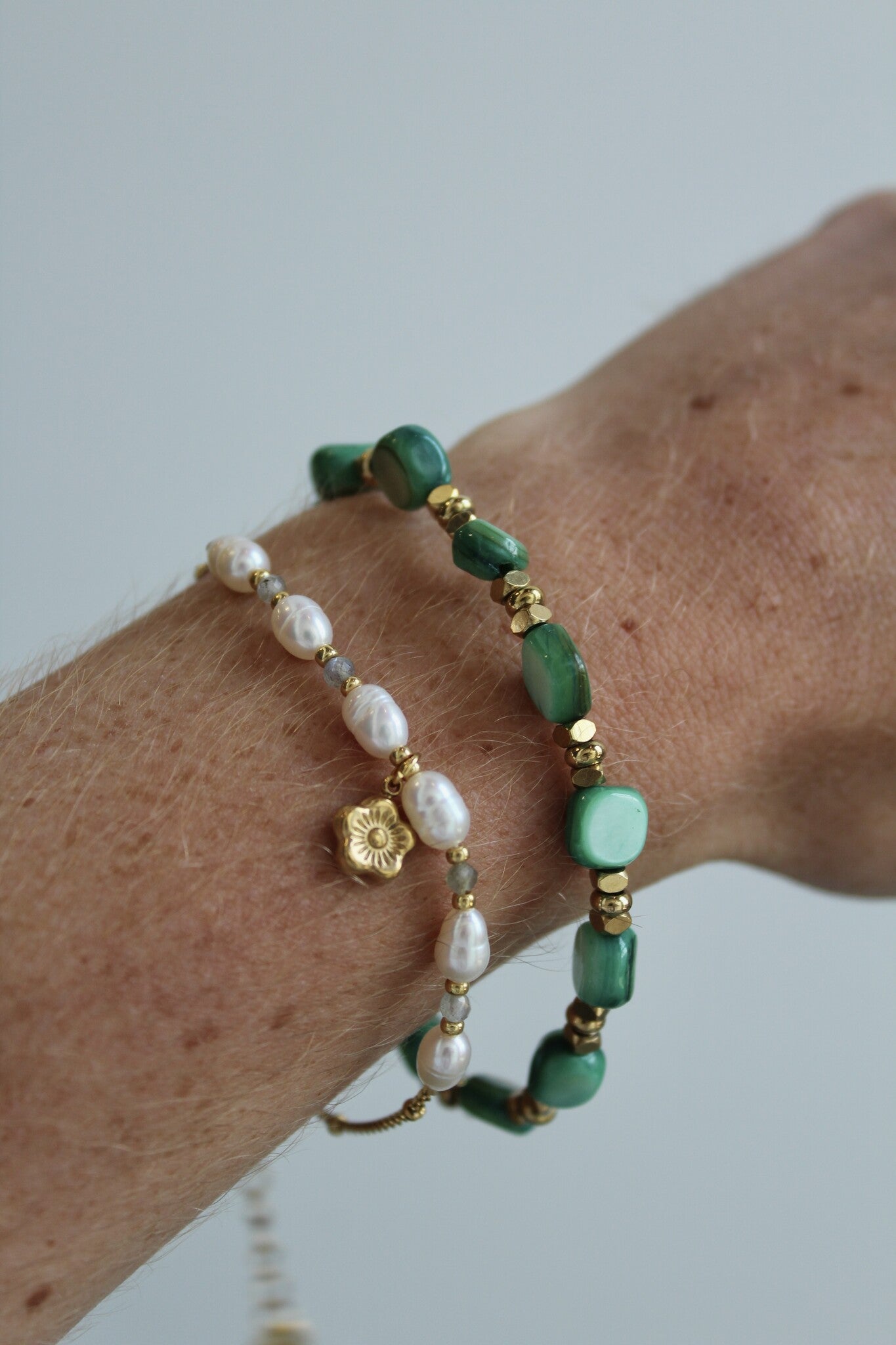 Florelle - Bracelet Pearl - Stainless Steel