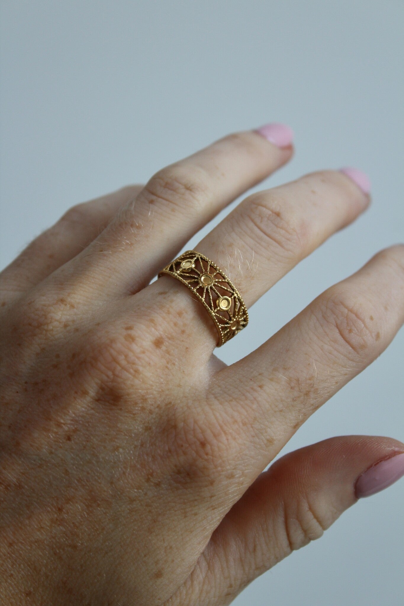 Sola - Ring - Stainless Steel - Adjustable