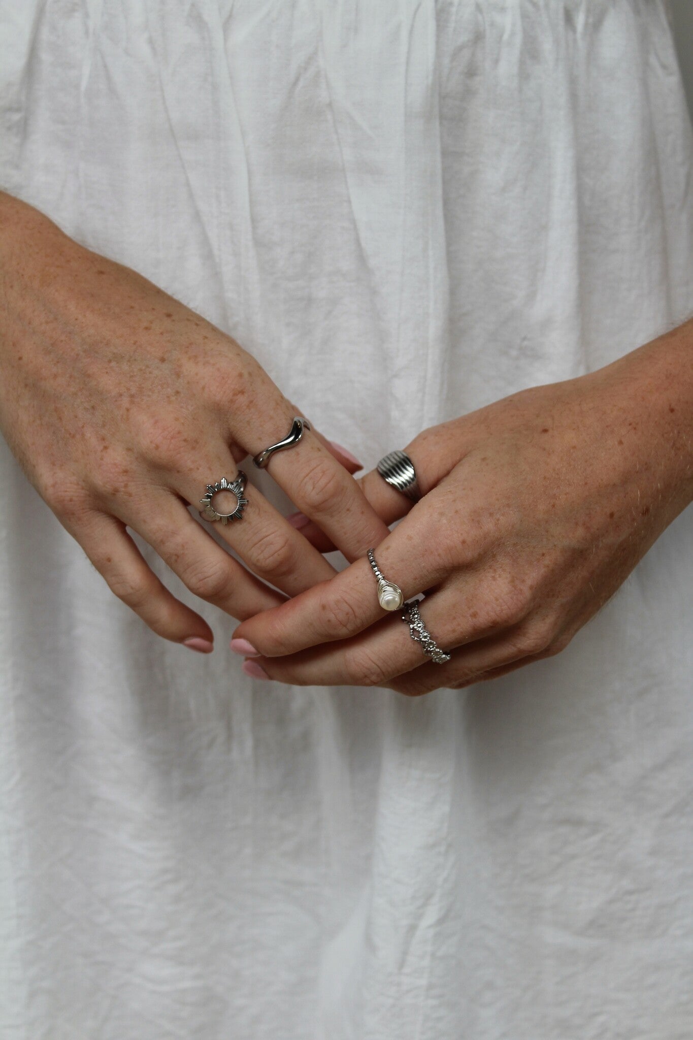 Chantra - Ring - Stainless Steel - Adjustable