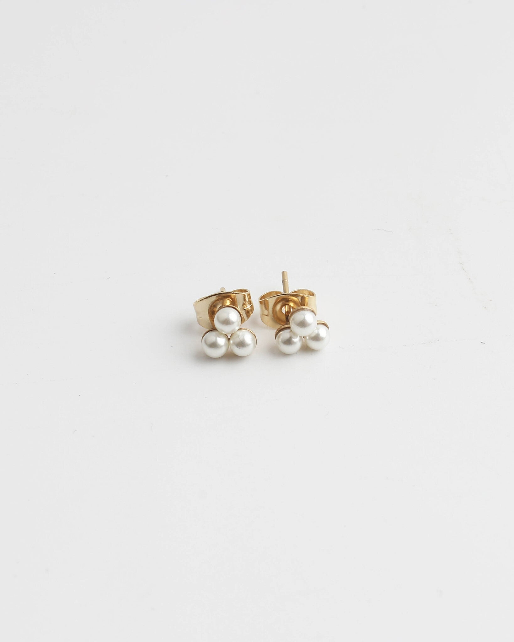 Pearl simplicité Studs - Orecchini - Acciaio inossidabile