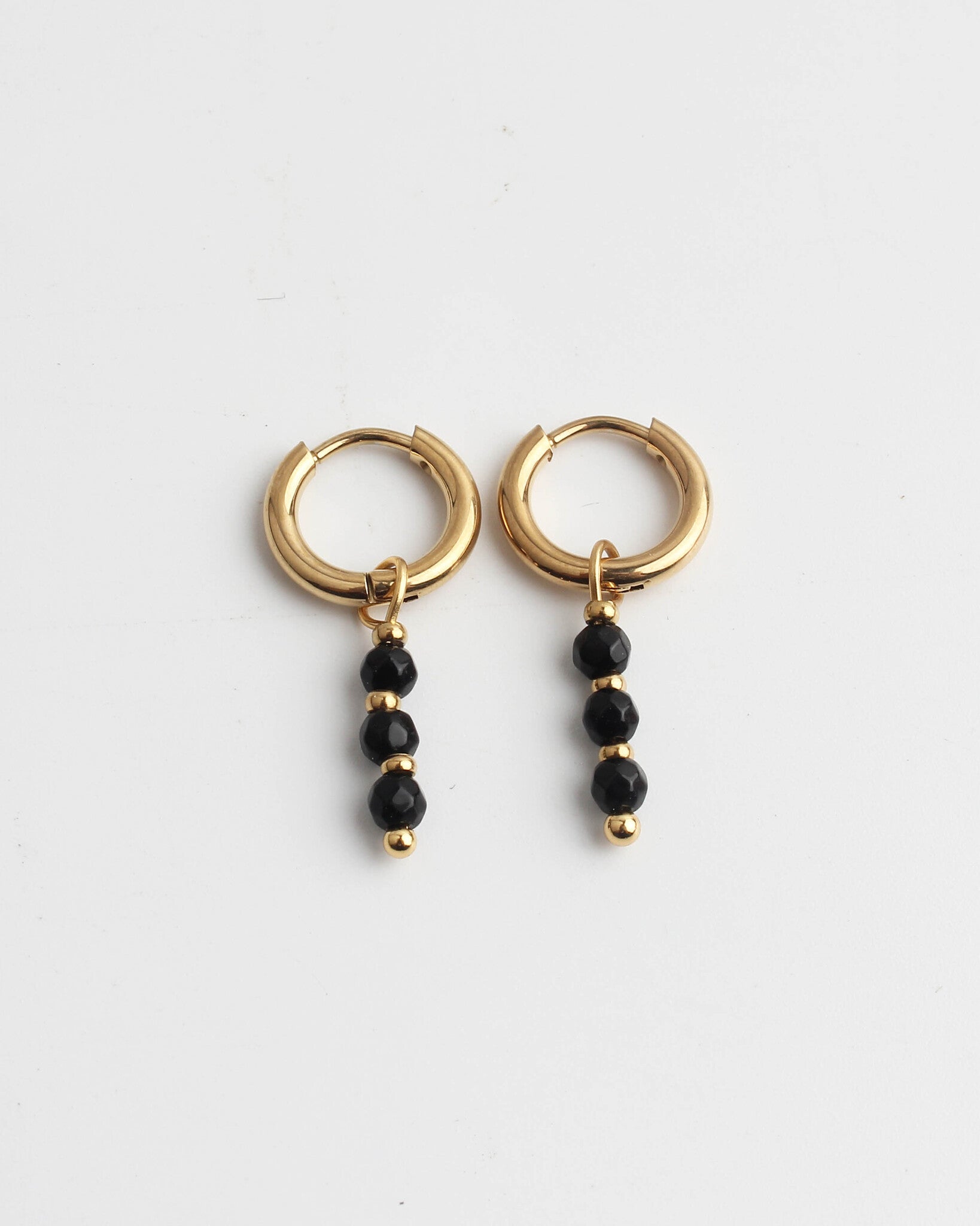 Mon Cheri - Earrings - Natural Stone - Stainless Steel