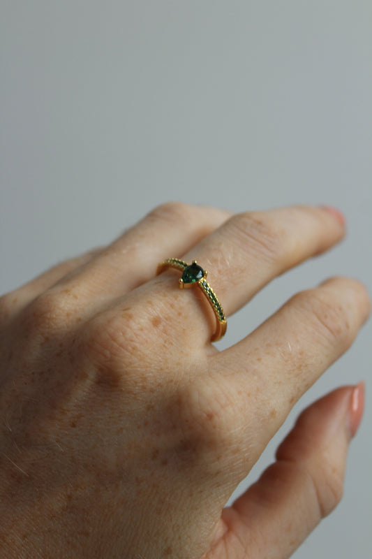 Paige - Ring - Adjustable - Plated