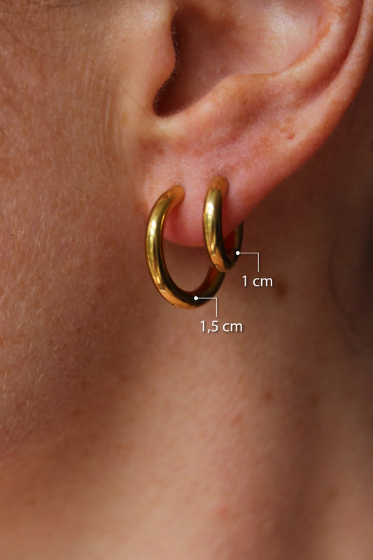 Basic - Earrings - Stainless Steel