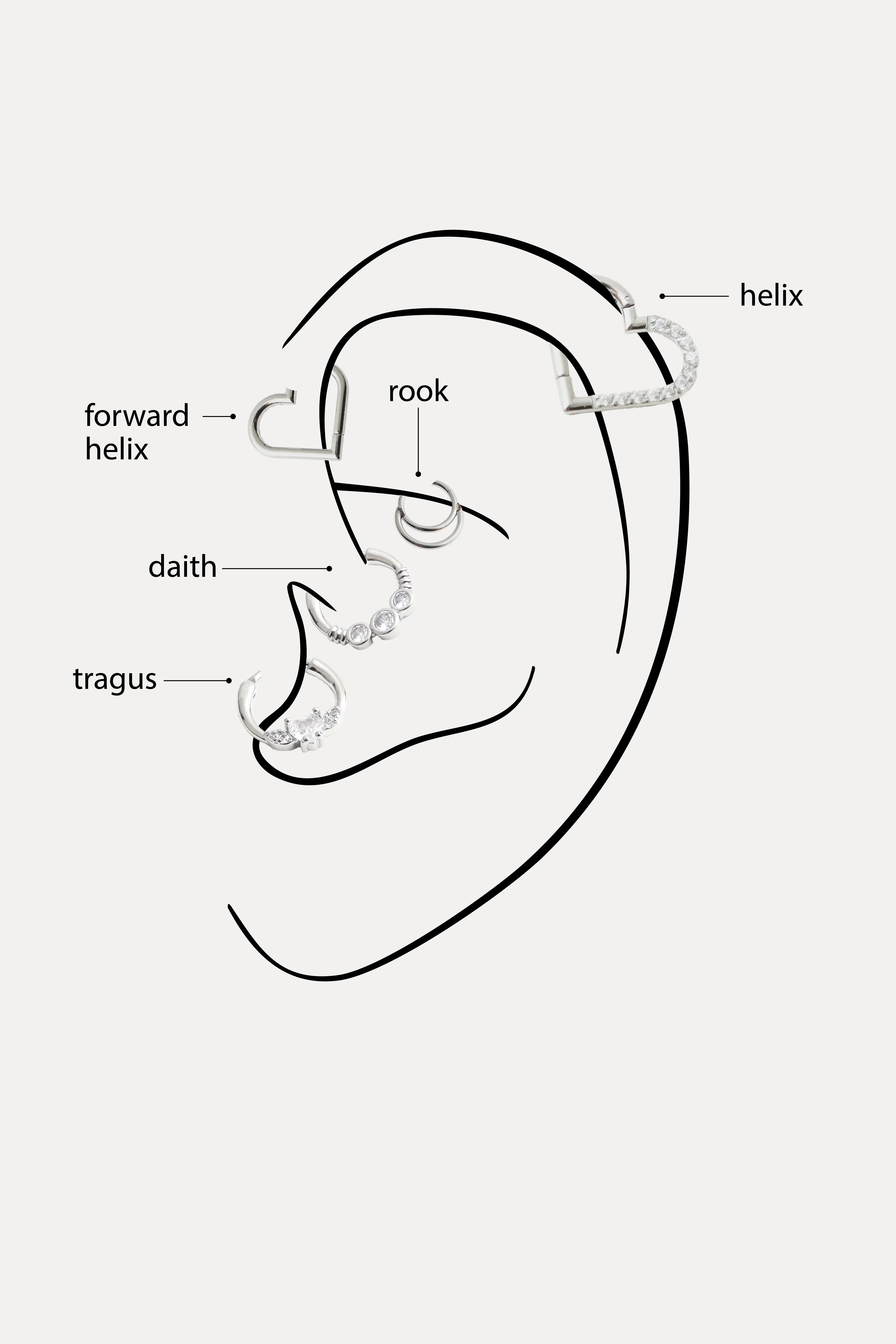 Amara- Piercing – Titanio