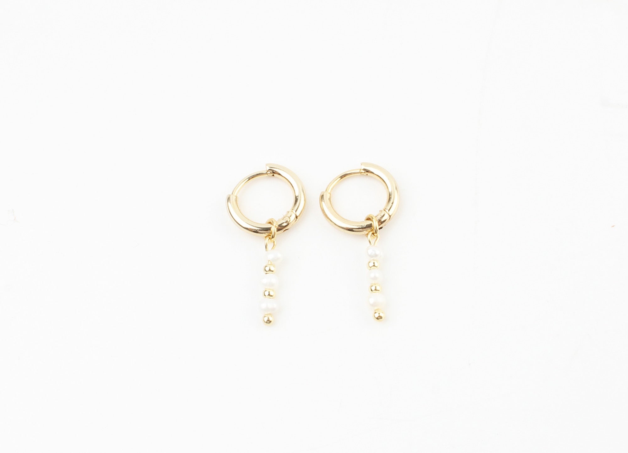 Mon Cheri - Earrings - Natural Stone - Stainless Steel