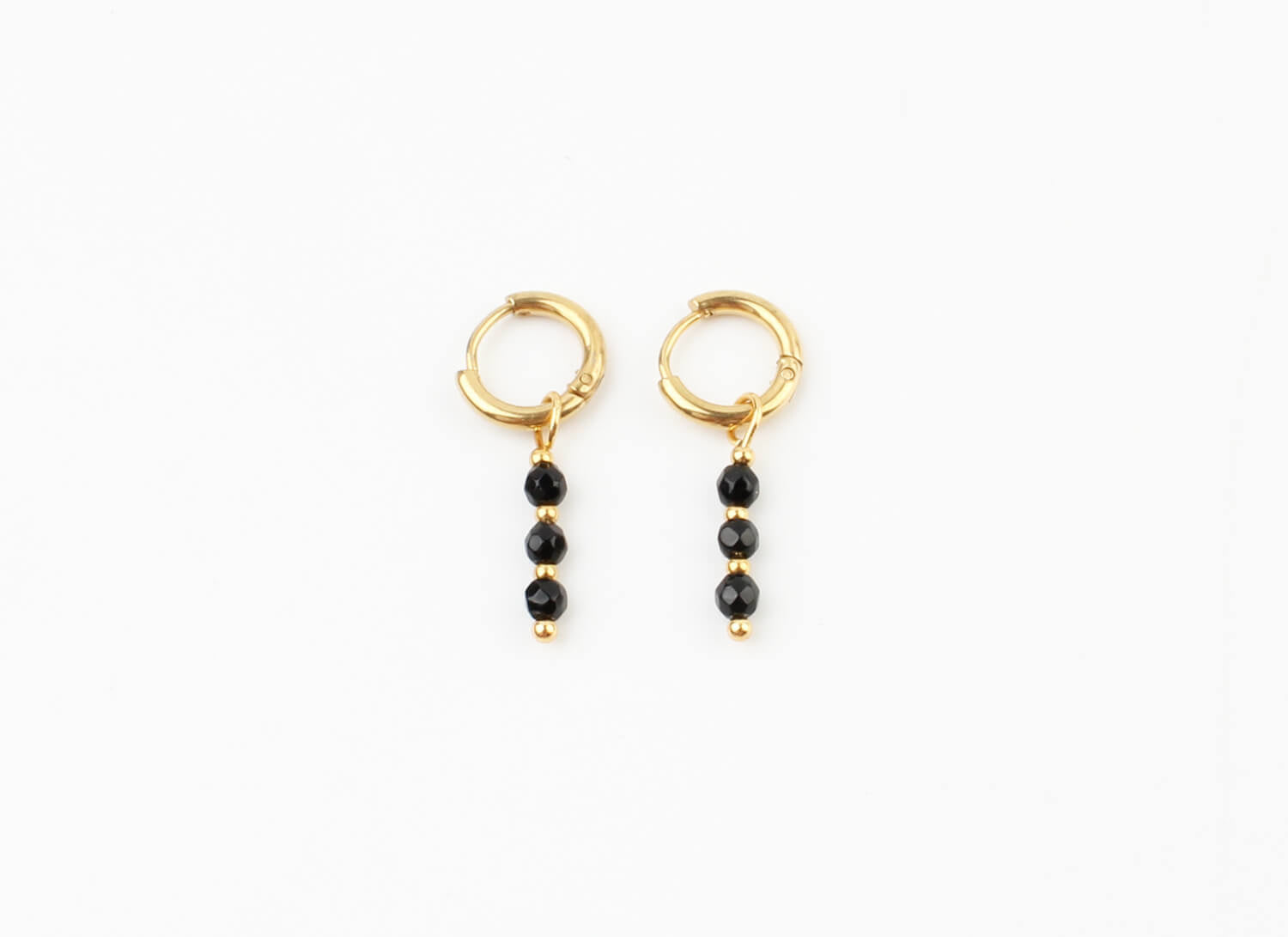 Mon Cheri - Earrings - Natural Stone - Stainless Steel