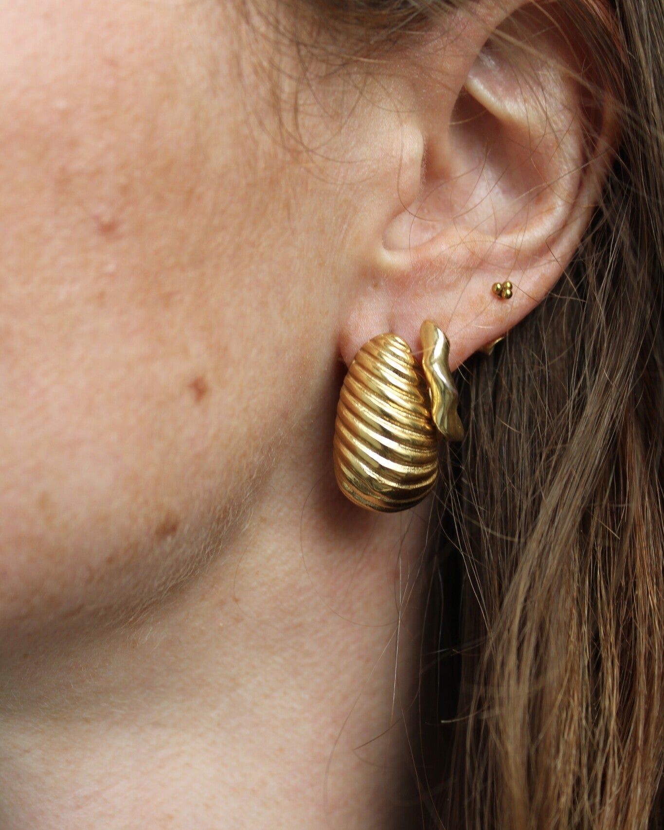 Ruby - Earrings - Stainless Steel