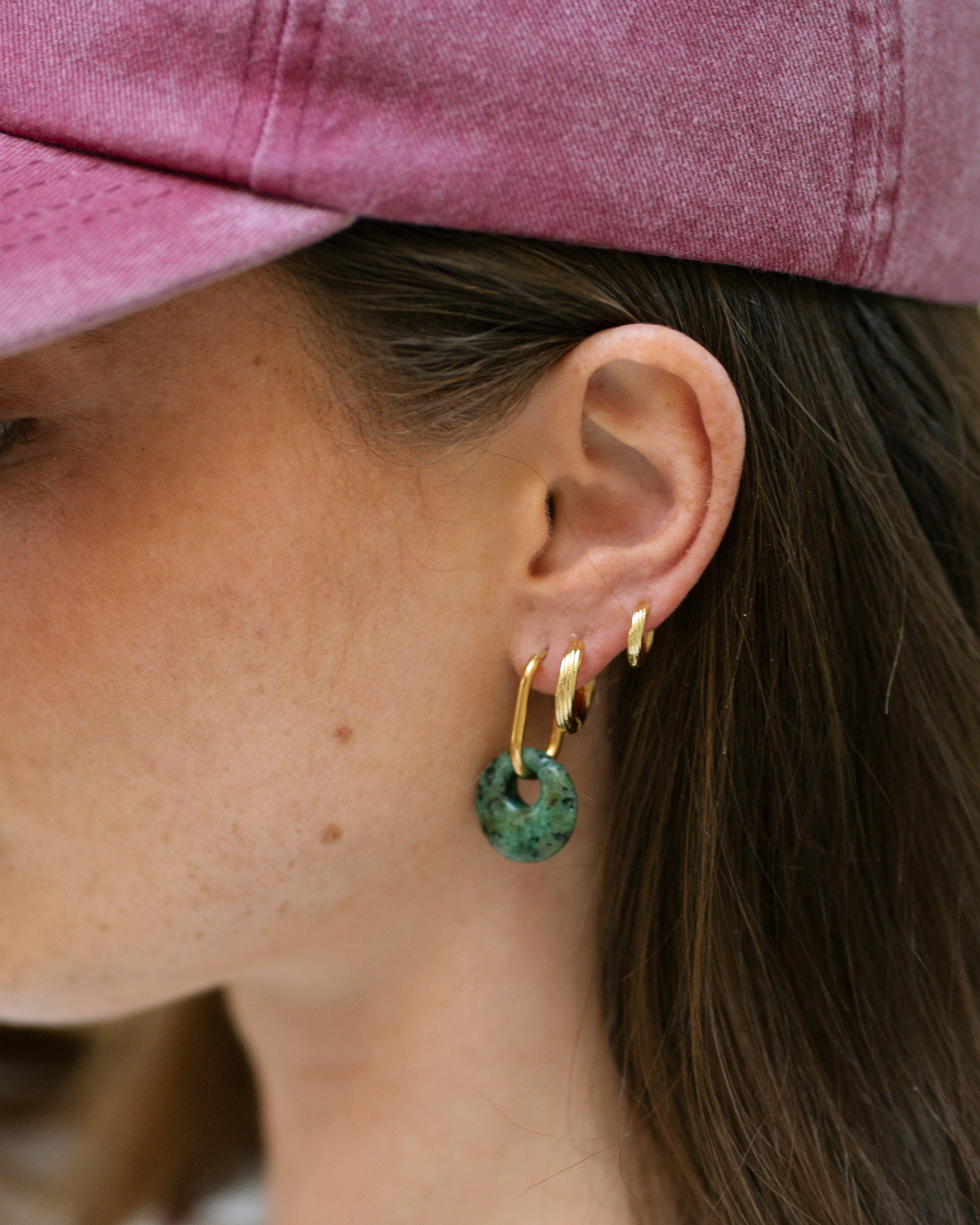 Tirza - Orecchini - Pietra naturale - Acciaio inossidabile