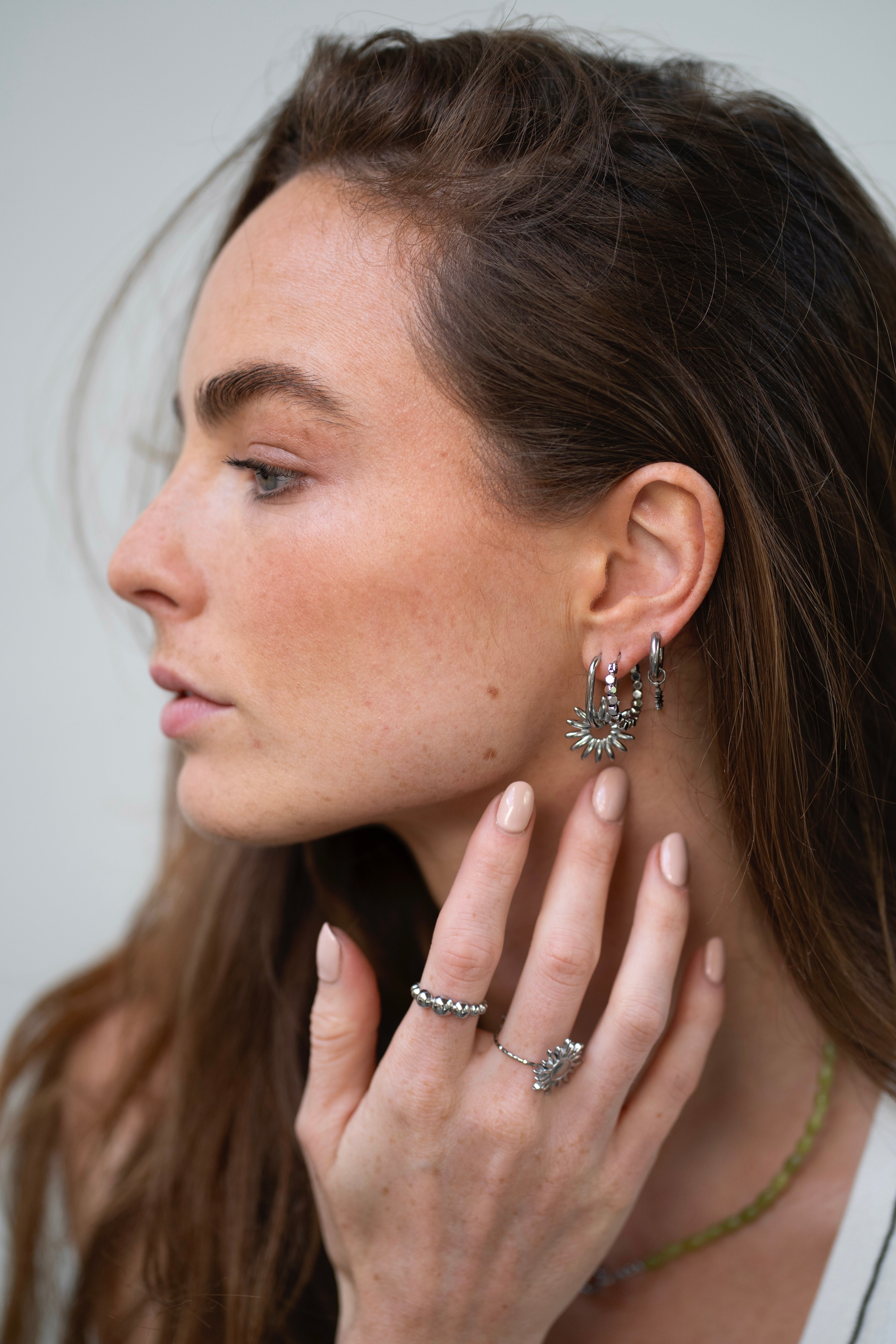 Puck - Earrings - Stainless Steel