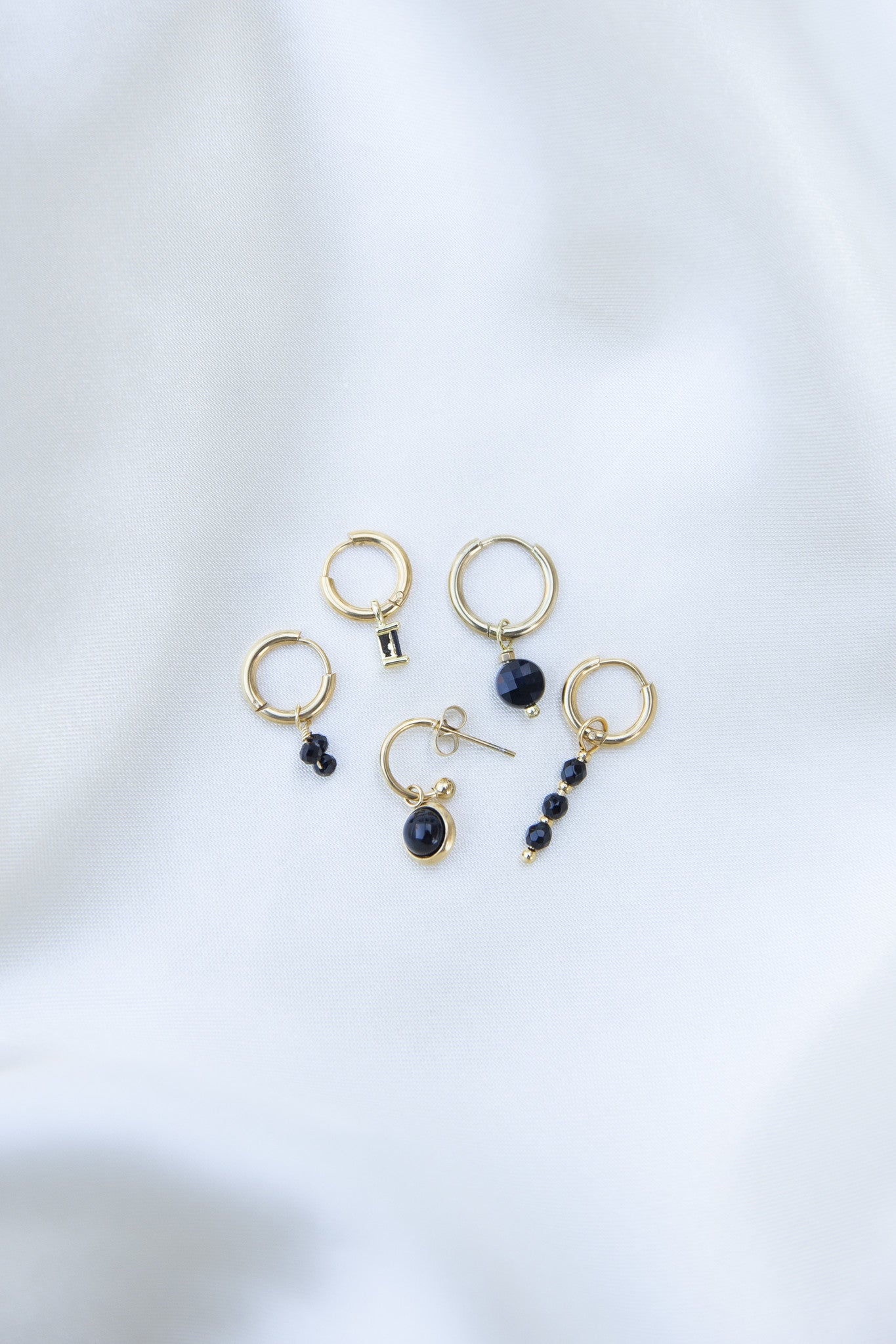 Mon Cheri - Earrings - Natural Stone - Stainless Steel